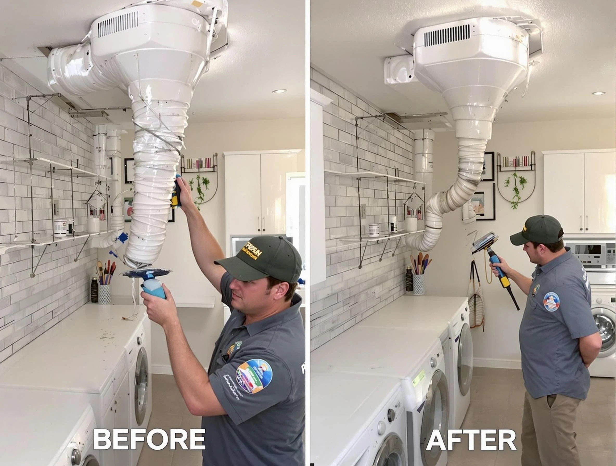 Professional dryer exhaust vent cleaning by Pell City Dryer Vent Cleaning in Pell City