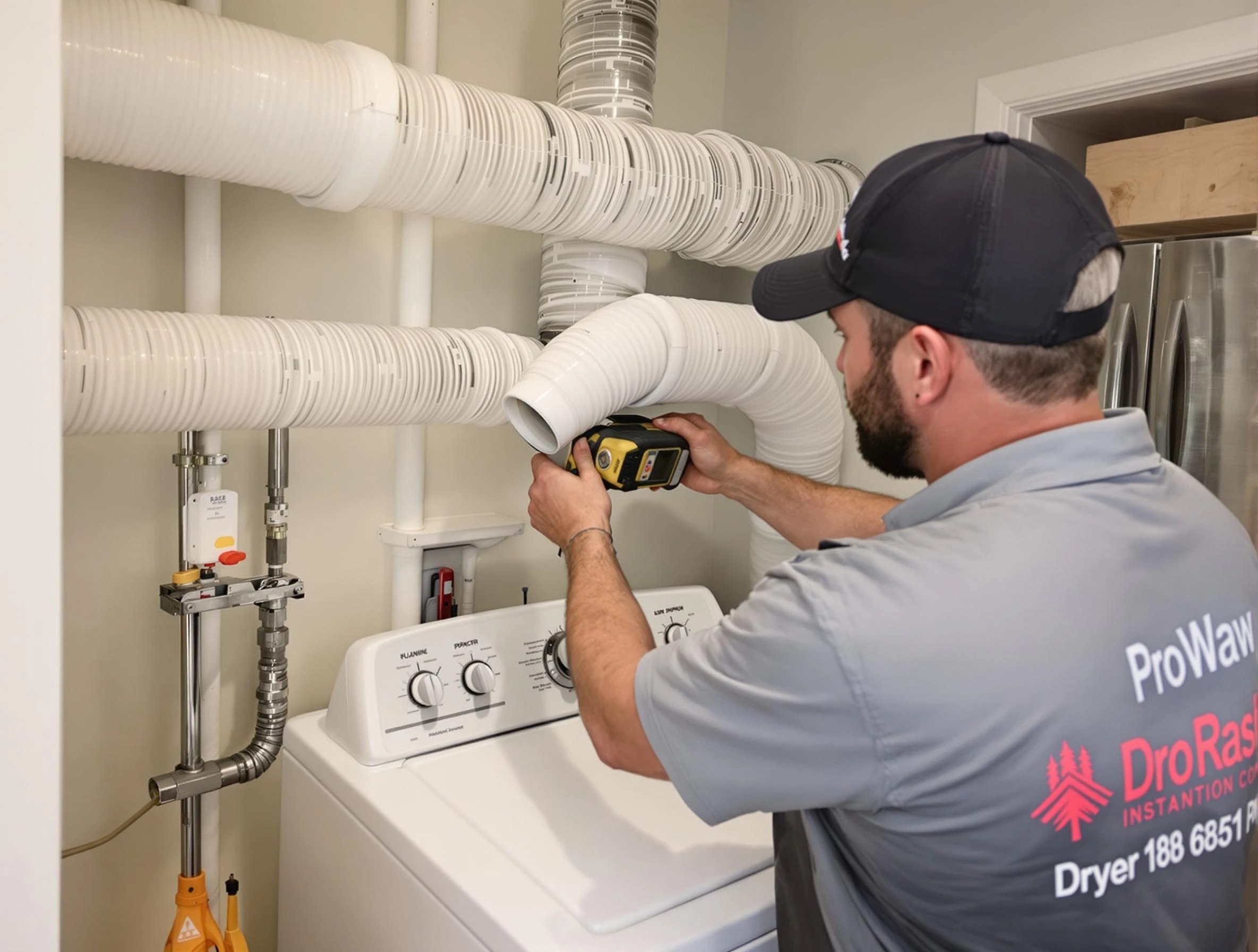 Professional dryer vent hose installation by Pell City Dryer Vent Cleaning in Pell City