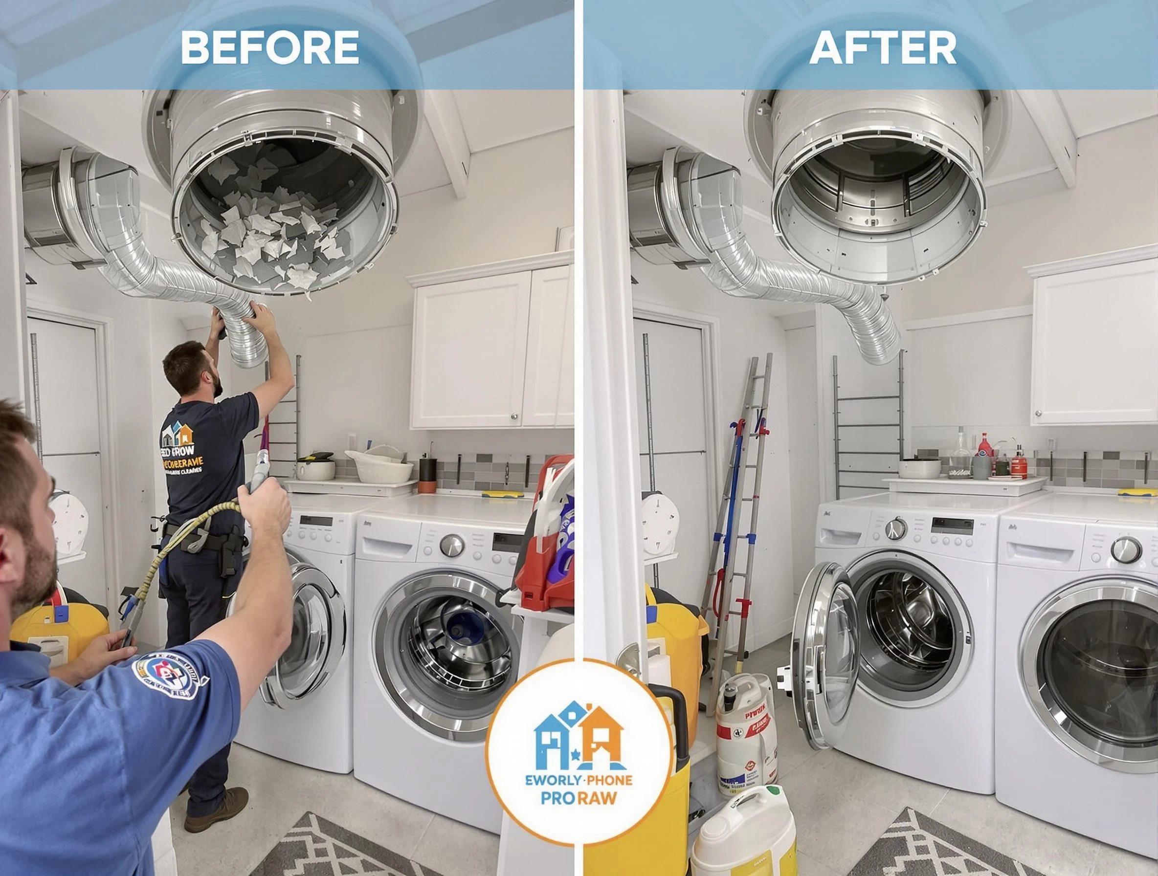 Residential dryer vent cleaning by Pell City Dryer Vent Cleaning in Pell City